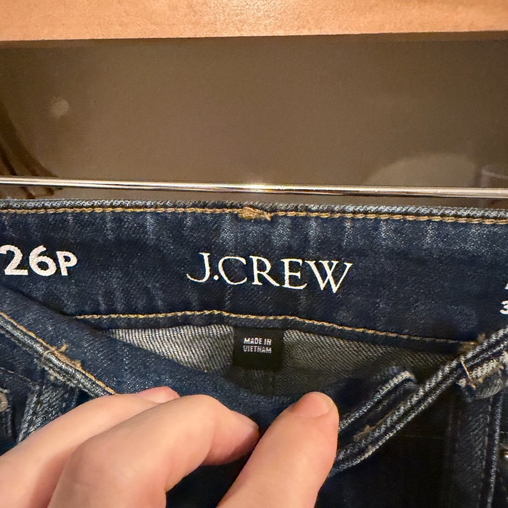 J. Crew Women's Wide-Leg Jeans in Indigo Blue - Picture 5 of 7